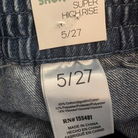 Simple Society Women's Cargo Shorts Authentic Super High Rise 5/27 - Picture 5 of 5